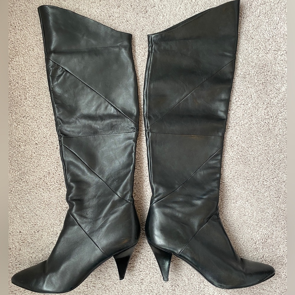 BELLE BY SIGERSON MORRISON Over the Knee Black Boots 10